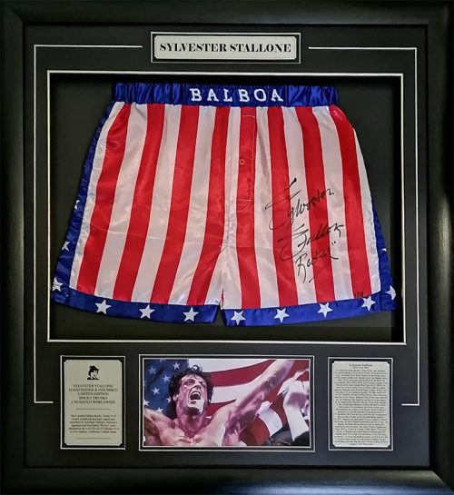 Sylvester Stallone Signed and inscribed 